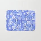 Yoga Blue Bath Mat Gallery Image 1