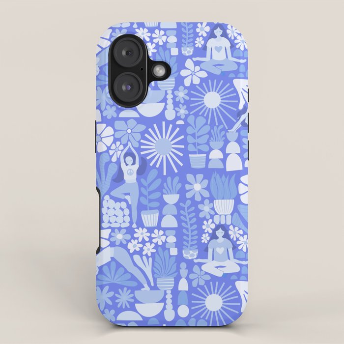Yoga Blue iPhone Case Gallery Image 1