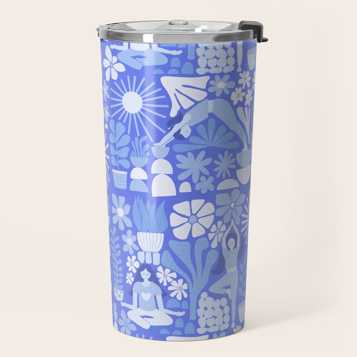 Yoga Blue Travel Mug Gallery Image 2