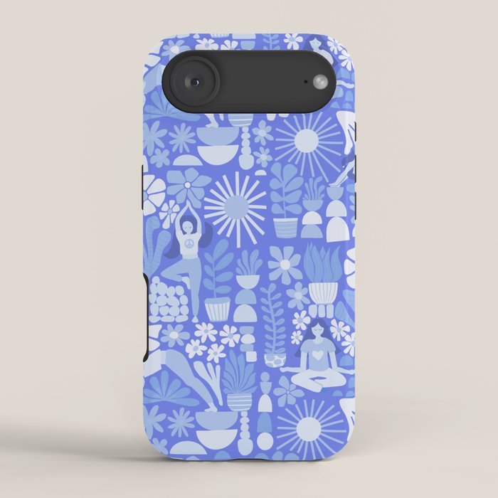 Yoga Blue iPhone Case Gallery Image 2
