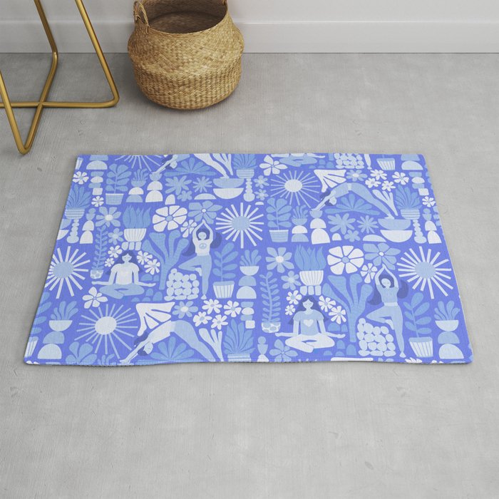 Yoga Blue Rug Gallery Image 1