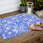 Yoga Blue Outdoor Rug Gallery Image 2