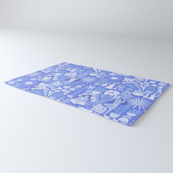 Yoga Blue Rug Gallery Image 3