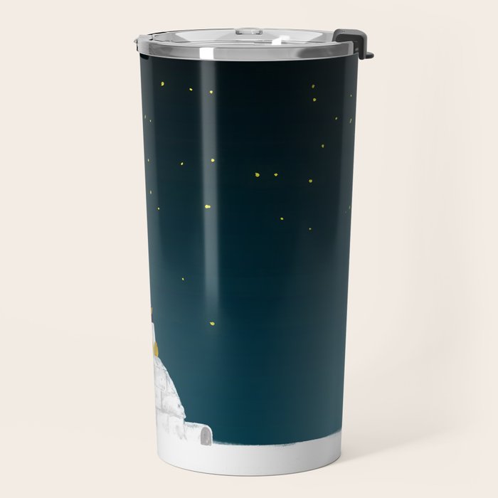 Star gazing - Penguin's dream of flying Travel Mug Gallery Image 2