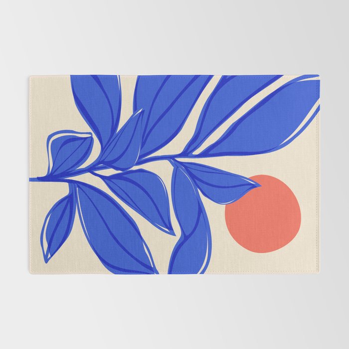 Grow Your Own Way - Blue and Red Rug Gallery Image 2
