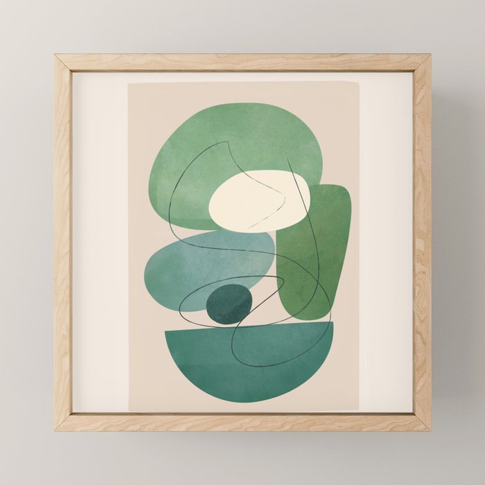 Floating Abstraction 7 Mini Art Print Gallery Image 1