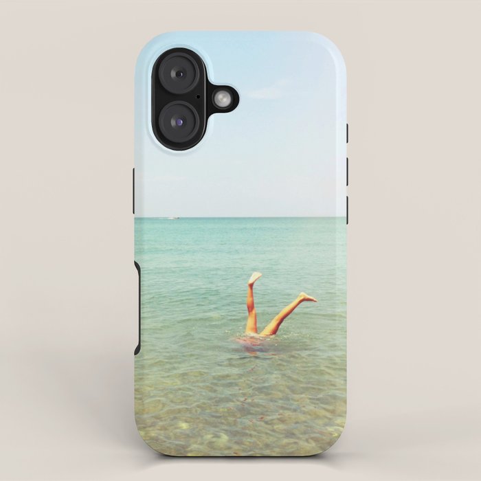 Turquoise Handstand iPhone Case Gallery Image 1