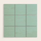 Robin's Egg Aqua Blue Wood Wall Art Gallery Image 1
