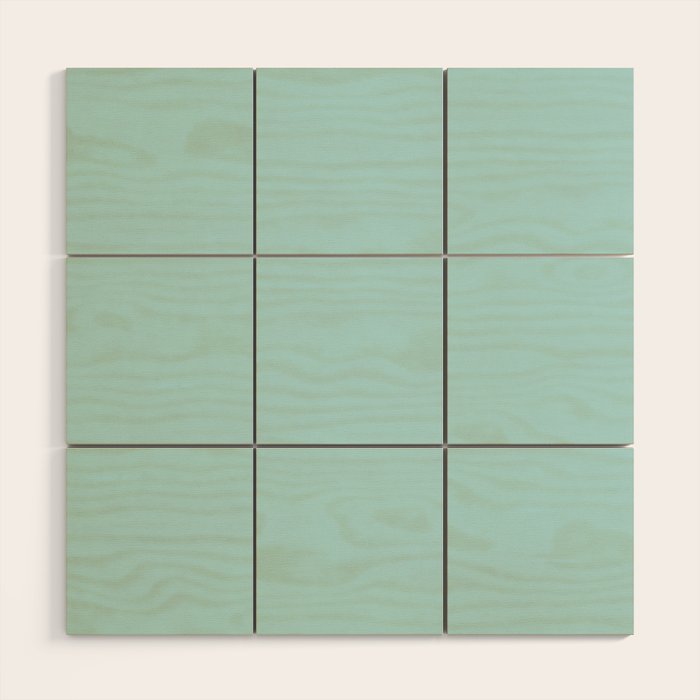 Robin's Egg Aqua Blue Wood Wall Art Gallery Image 1