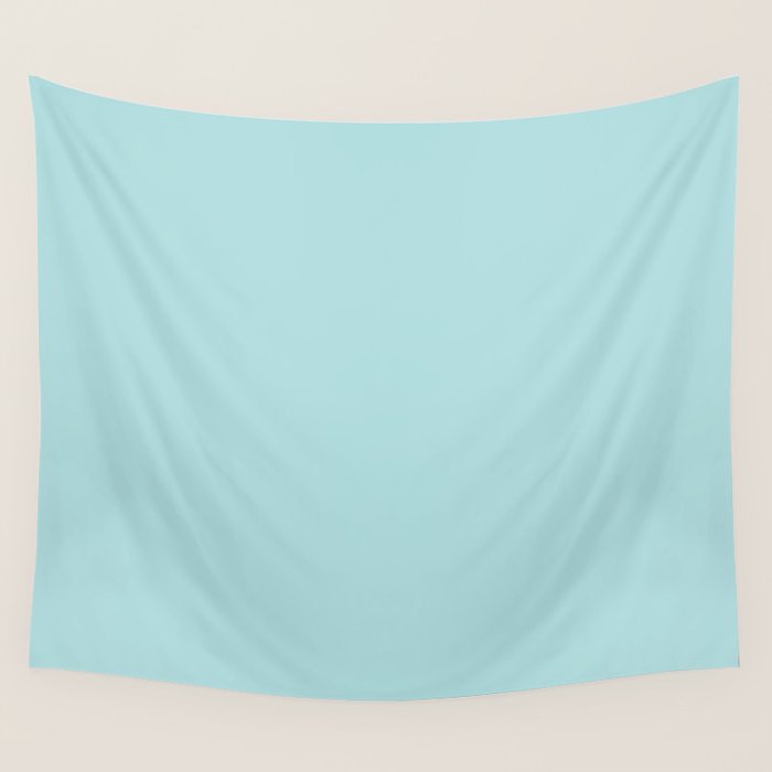 Robin's Egg Aqua Blue Wall Tapestry Gallery Image 4