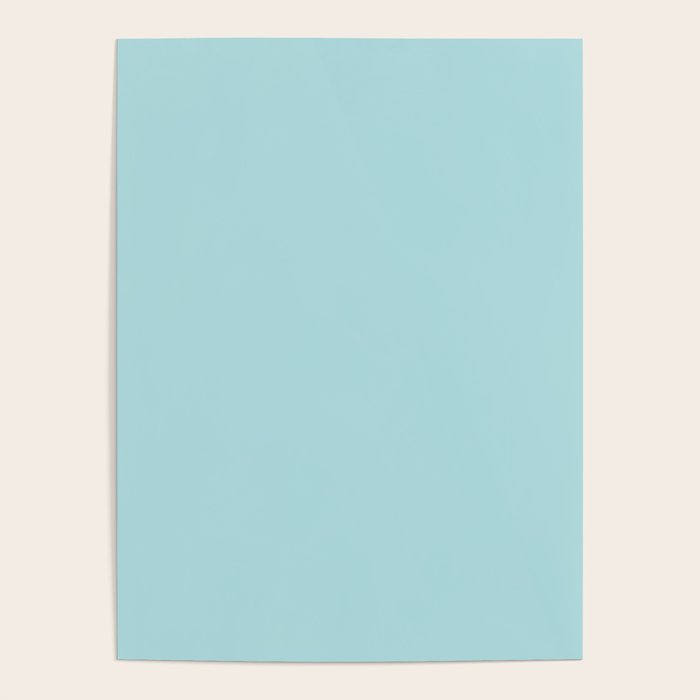 Robin's Egg Aqua Blue Poster Gallery Image 1