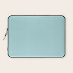 Robin's Egg Aqua Blue Laptop Sleeve Gallery Image 1