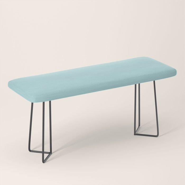 Robin's Egg Aqua Blue Bench Gallery Image 1