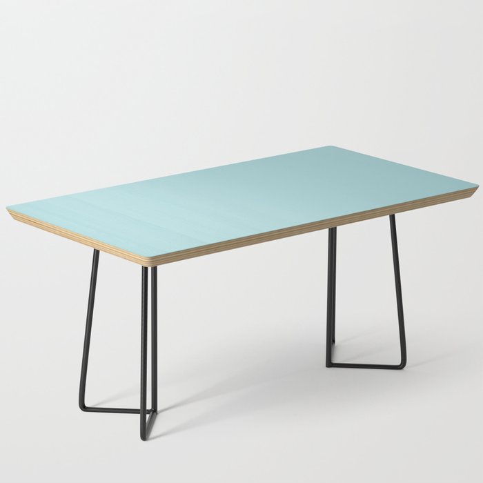 Robin's Egg Aqua Blue Coffee Table Gallery Image 1
