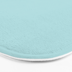Robin's Egg Aqua Blue Bath Mat Gallery Image 3