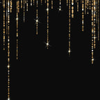 Luxury Chic Black Gold Sparkly Glitter Fringe Coffee Mug Gallery Image 2