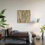 Banana Leaves Wood Wall Art Gallery Image 2