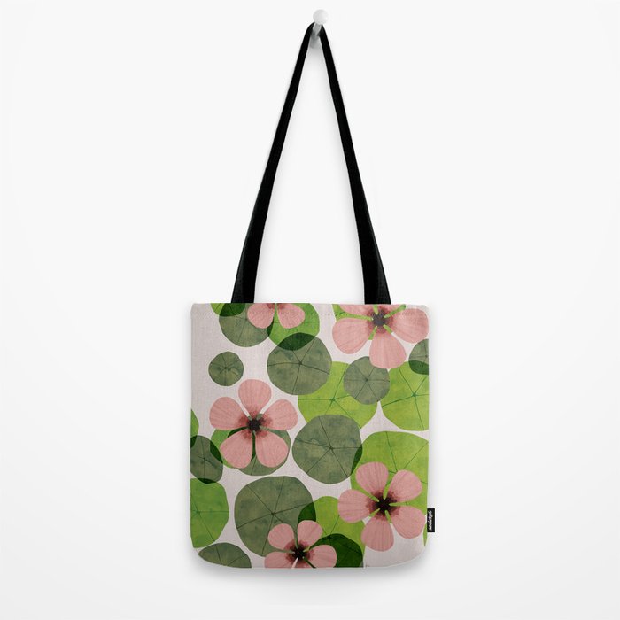 Green water lilies Tote Bag Gallery Image 2