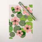Green water lilies Wrapping Paper Gallery Image 1