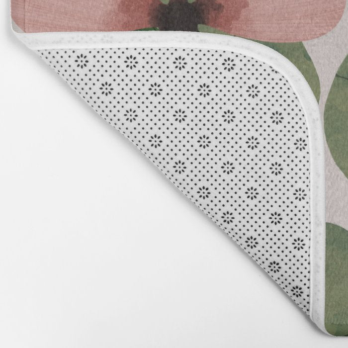 Green water lilies Bath Mat Gallery Image 2