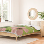 Green water lilies Duvet Cover Gallery Image 2