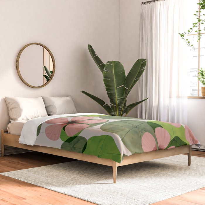 Green water lilies Comforter Gallery Image 2