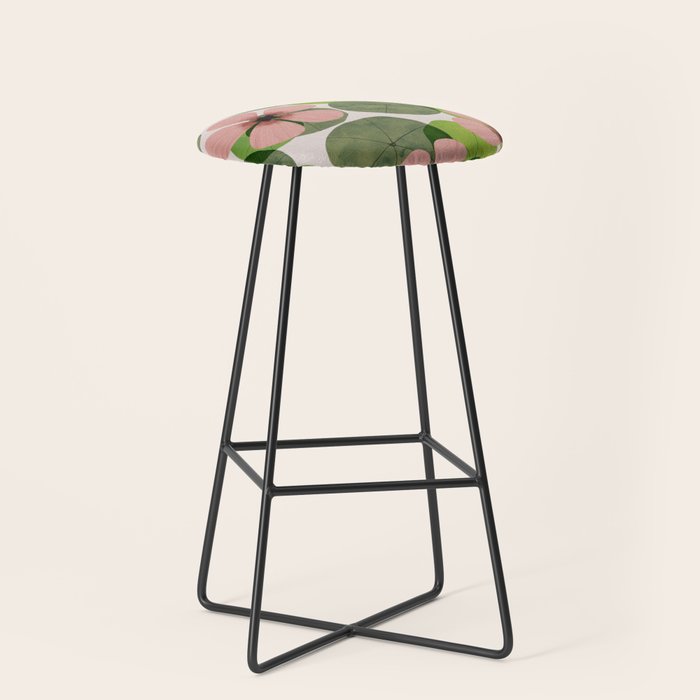 Green water lilies Stool Gallery Image 1