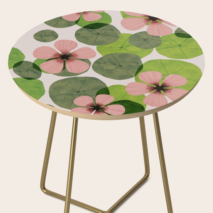 Green water lilies Side Table Gallery Image 2