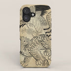 Tiger and hawk Type1 - Minhwa-Korean traditional folk art iPhone Case Gallery Image 1