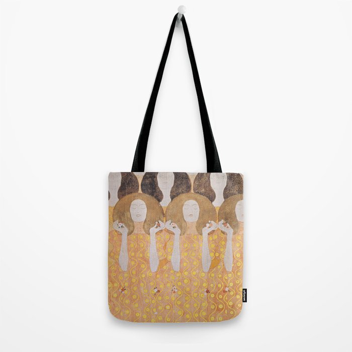 Gustav Klimt - Choir of Angels (Chor Der Paradiesengel) Tote Bag Gallery Image 2