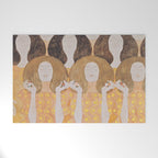 Gustav Klimt - Choir of Angels (Chor Der Paradiesengel) Welcome Mat Gallery Image 1