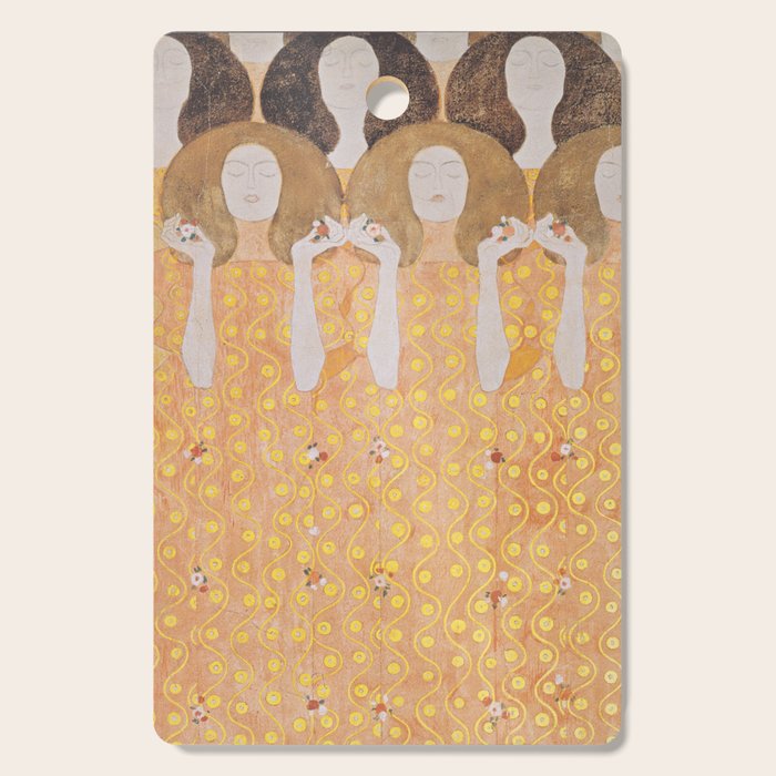 Gustav Klimt - Choir of Angels (Chor Der Paradiesengel) Cutting Board Gallery Image 1