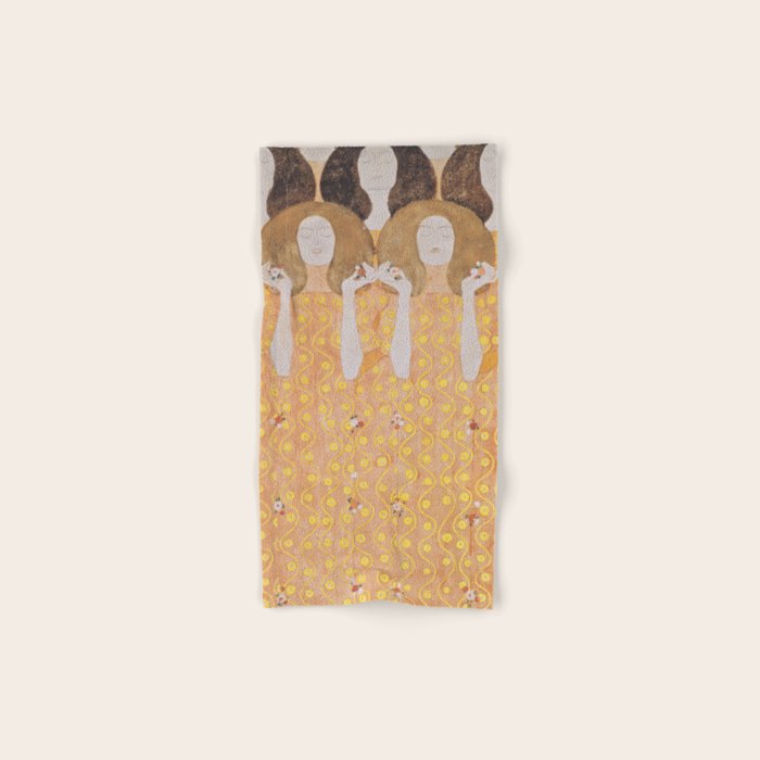Gustav Klimt - Choir of Angels (Chor Der Paradiesengel) Bath Towel Gallery Image 1