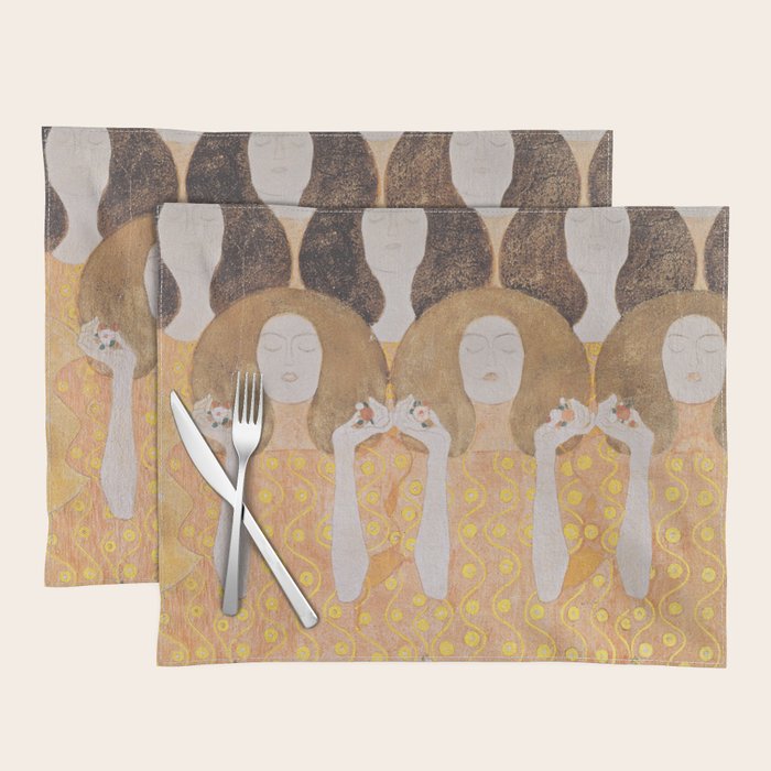 Gustav Klimt - Choir of Angels (Chor Der Paradiesengel) Placemat Gallery Image 1
