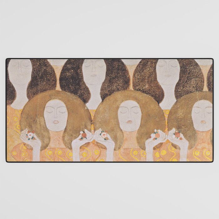 Gustav Klimt - Choir of Angels (Chor Der Paradiesengel) Desk Mat Gallery Image 3