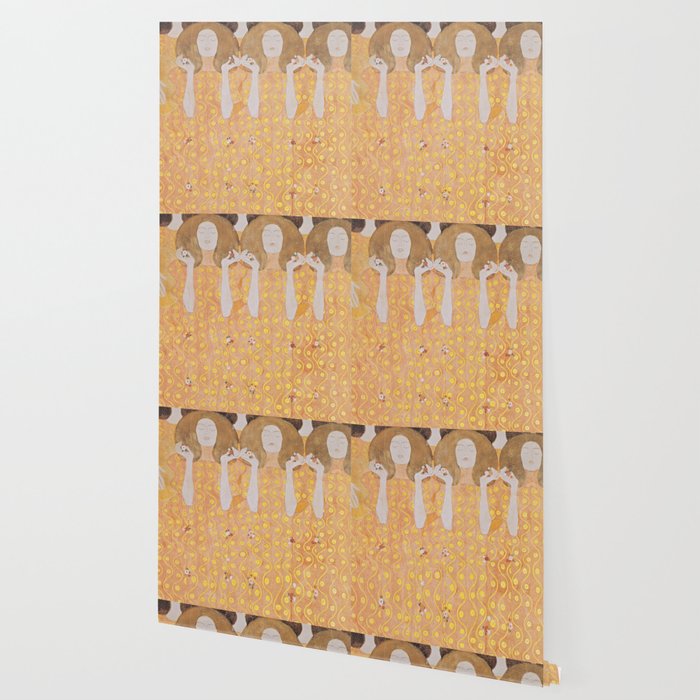 Gustav Klimt - Choir of Angels (Chor Der Paradiesengel) Wallpaper Gallery Image 2