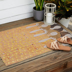 Gustav Klimt - Choir of Angels (Chor Der Paradiesengel) Outdoor Rug Gallery Image 2