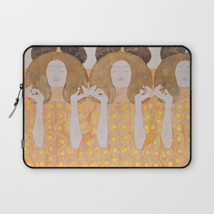 Gustav Klimt - Choir of Angels (Chor Der Paradiesengel) Laptop Sleeve Gallery Image 1