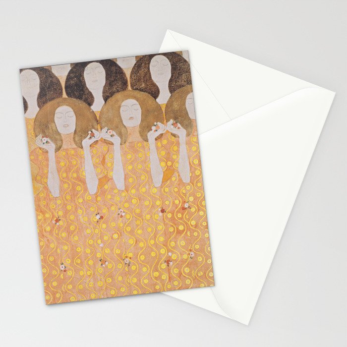 Gustav Klimt - Choir of Angels (Chor Der Paradiesengel) Stationery Card Gallery Image 2