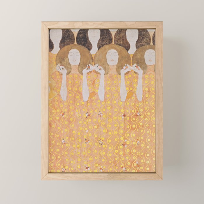Gustav Klimt - Choir of Angels (Chor Der Paradiesengel) Mini Art Print Gallery Image 1