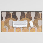 Gustav Klimt - Choir of Angels (Chor Der Paradiesengel) Desk Mat Gallery Image 1