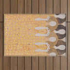 Gustav Klimt - Choir of Angels (Chor Der Paradiesengel) Outdoor Rug Gallery Image 1