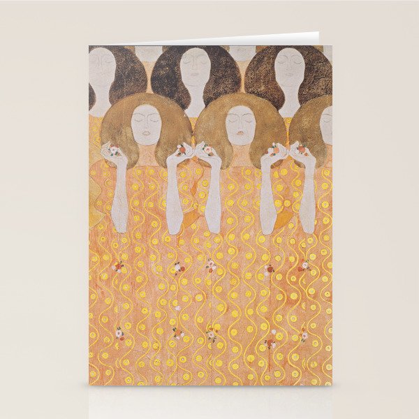 Gustav Klimt - Choir of Angels (Chor Der Paradiesengel) Stationery Card Gallery Image 2