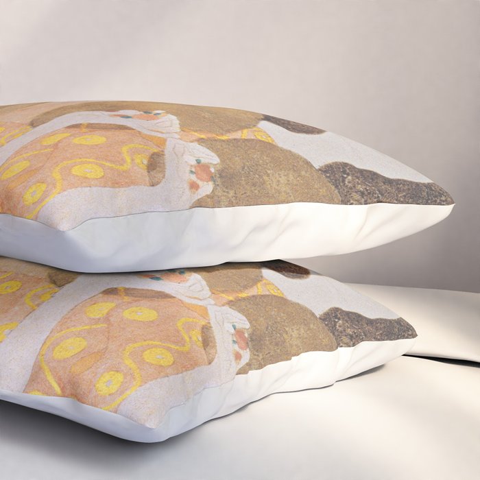Gustav Klimt - Choir of Angels (Chor Der Paradiesengel) Pillow Sham Gallery Image 3