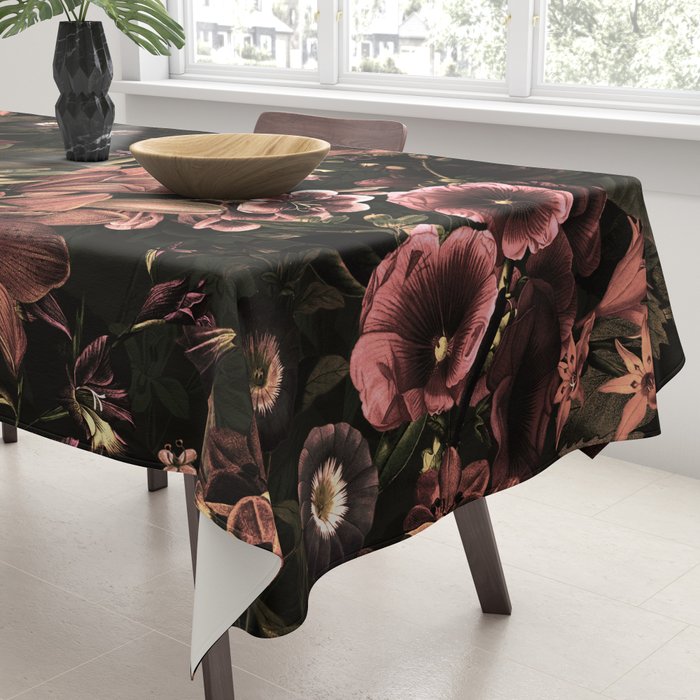 Autumn Winter Flowers VIII Tablecloth Gallery Image 3