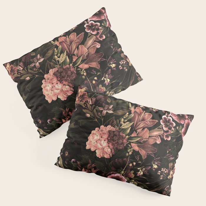Autumn Winter Flowers VIII Pillow Sham Gallery Image 1