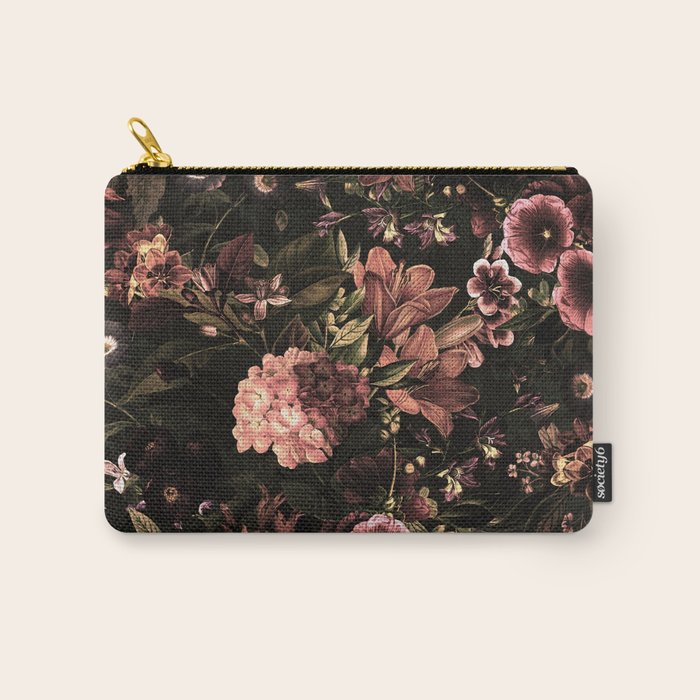 Autumn Winter Flowers VIII Carry All Pouch Gallery Image 1
