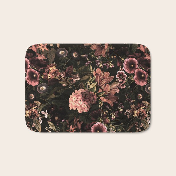 Autumn Winter Flowers VIII Bath Mat Gallery Image 1