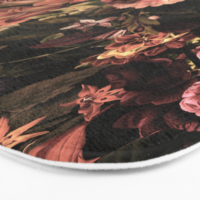 Autumn Winter Flowers VIII Bath Mat Gallery Image 3