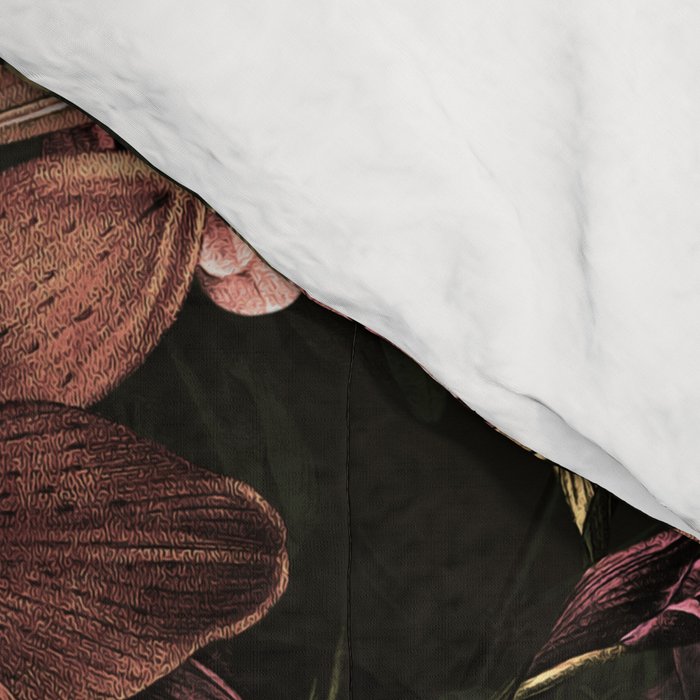 Autumn Winter Flowers VIII Comforter Gallery Image 4